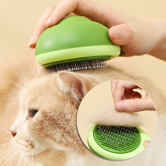 Avocado-Shaped Cat & Dog Grooming Brush | Hair Remover & Cleaner